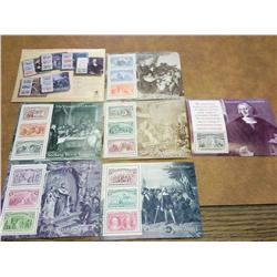 USPS VOYAGES OF COLUMBUS STAMP SET $16.34 POSTAGE