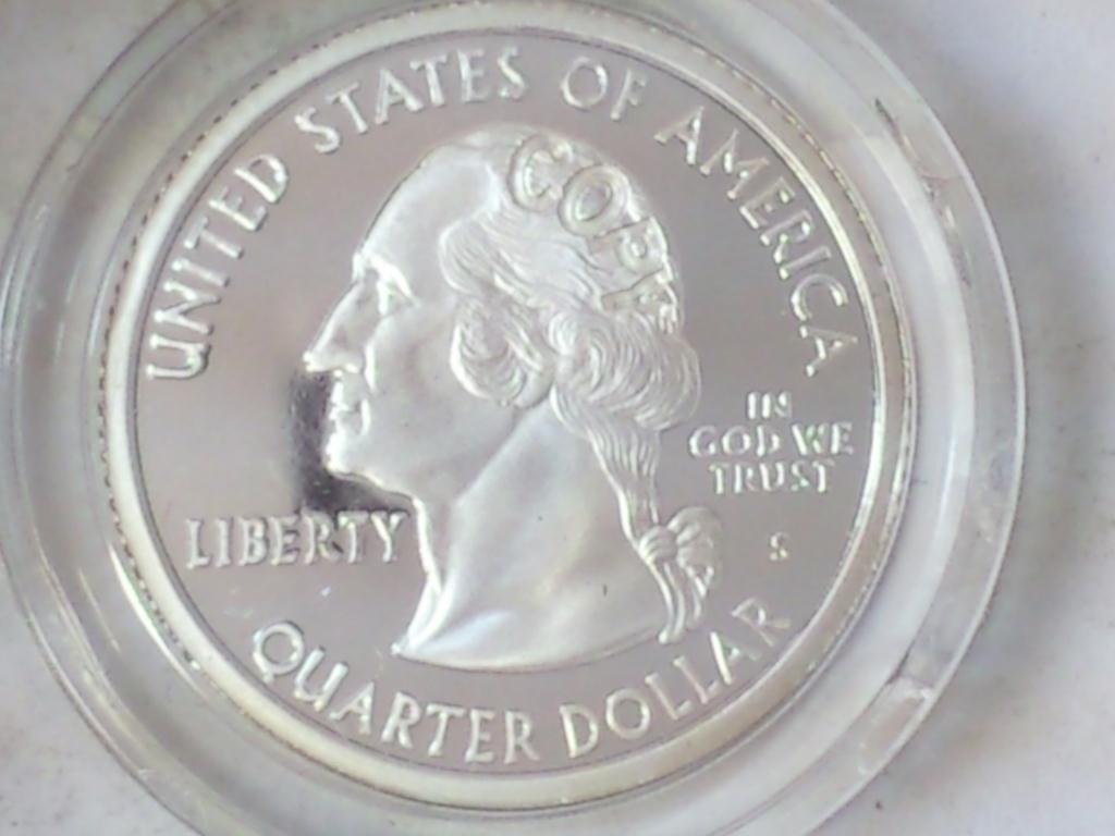 .999 FINE SILVER COPY OF 2003S MISSOURI QUARTER
