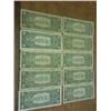 Image 2 : 10 ASSORTED 1957 $1 SILVER CERTIFICATES