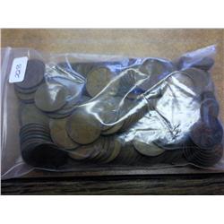 APPROX. 167-30'S LINCOLN WHEAT CENTS