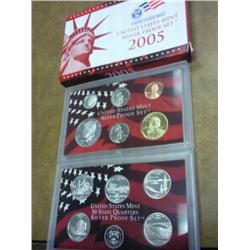 2005 US SILVER PROOF SET (WITH BOX)
