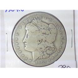 1904-S MORGAN SILVER DOLLAR (BETTER DATE)