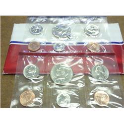 1987 US MINT SET (UNC) P/D (WITH ENVELOPE)