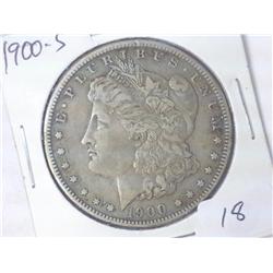 1900-S MORGAN SILVER DOLLAR