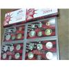 Image 1 : 2004 & 05 US SILVER PROOF SETS (WITH BOXES)