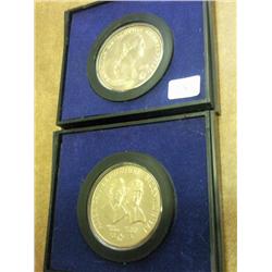 2-US 1ST DAY BICENTENNIAL MEDALS