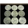 Image 2 : 9-40% SILVER KENNEDY HALF DOLLARS