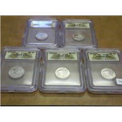 5-2005-P BISON NICKELS ICG SP69