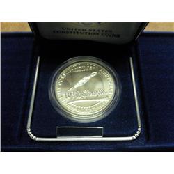 1987 US CONSTITUTION UNC SILVER DOLLAR
