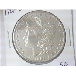 1901-O MORGAN SILVER DOLLAR