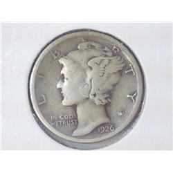 1926-S MERCURY DIME (SEMI-KEY) (VERY GOOD)