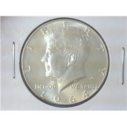 1964 90% SILVER KENNEDY HALF DOLLAR
