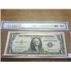 Image 1 : 1935-F $1 SILVER CERTIFICATE STAR NOTE SCG AU50