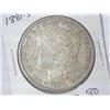Image 1 : 1881-S MORGAN SILVER DOLLAR (UNC)
