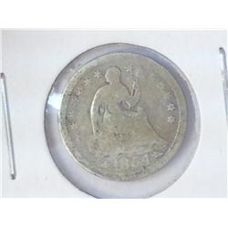 1854-O SEATED LIBERTY HALF DIME