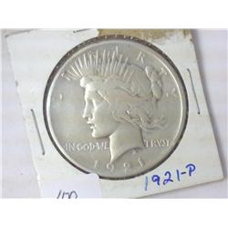 1921 PEACE SILVER DOLLAR (KEY DATE)