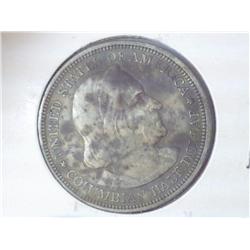 1893 COLUMBIAN EXPOSITION HALF DOLLAR TONED