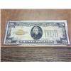 Image 1 : 1928 US $20 GOLD CERTIFICATE WITH GOLD SEAL