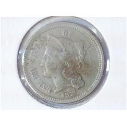 1872 THREE CENT PIECE (NICKEL)