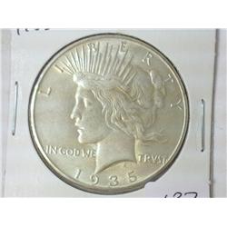 1935 PEACE SILVER DOLLAR