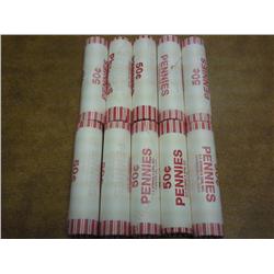 10 ROLLS OF 2009-D LINCOLN RAIL SPLITTER CENTS UNC