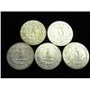 Image 2 : 5-60'S WASHINGTON SILVER QUARTERS