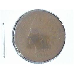 1874 INDIAN HEAD CENT (SEMI-KEY)