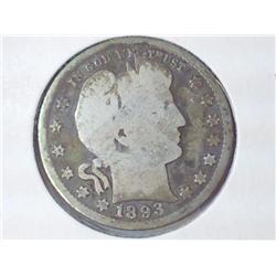 1893 BARBER QUARTER