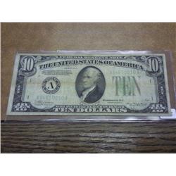 1934-A $10 FRN GREEN SEAL