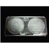 Image 1 : 1 TROY OZ .999 FINE SILVER INGOT BAR CENT