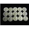 Image 2 : 15-ASSORTED MERCURY DIMES