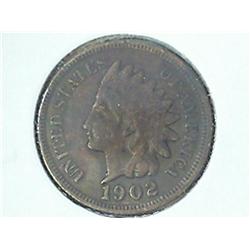 1902 INDIAN HEAD CENT (VERY FINE)