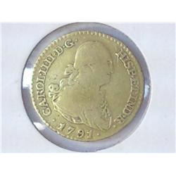 1791-MF SPANISH GOLD ESCUDO