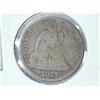 Image 1 : 1877-CC SEATED LIBERTY DIME