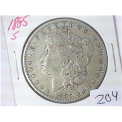1885-S MORGAN SILVER DOLLAR (BETTER DATE)