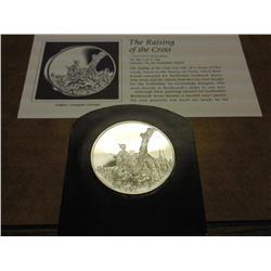 2 OZ STERLING SILVER REMBRANDT ROUND PROOF