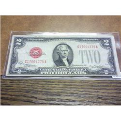 1928-D $2 US NOTE MULE BACK OF 1928-C