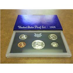 1968 US PROOF SET (WITH BOX) 40% SILVER HALF