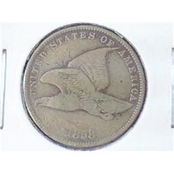 1858 (SMALL LETTER) FLYING EAGLE CENT