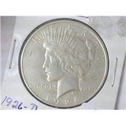 1926-D PEACE SILVER DOLLAR