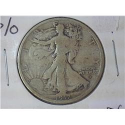 1917-D OBV. WALKING LIBERTY HALF DOLLAR
