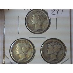 1928-P/D/S MERCURY DIMES