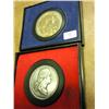 Image 1 : 2 US MINT AMERICAS 1ST MEDALS (PEWTER & BRASS)