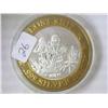 Image 2 : LUXURY CRUISE CASINO $10 SILVER TOKEN (UNC)