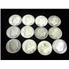 Image 1 : 12 ASSORTED 50'S SILVER ROOSEVELT DIMES