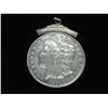 Image 1 : 1921 MORGAN SILVER DOLLAR ON STERLING DROP