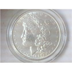 1889 MORGAN SILVER DOLLAR (UNC)