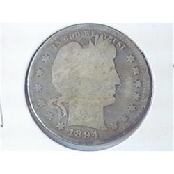 1894 BARBER QUARTER