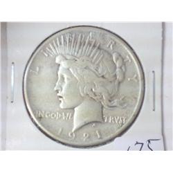 1921 PEACE SILVER DOLLAR (KEY DATE)