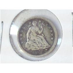 1853 SEATED LIBERTY HALF DIME